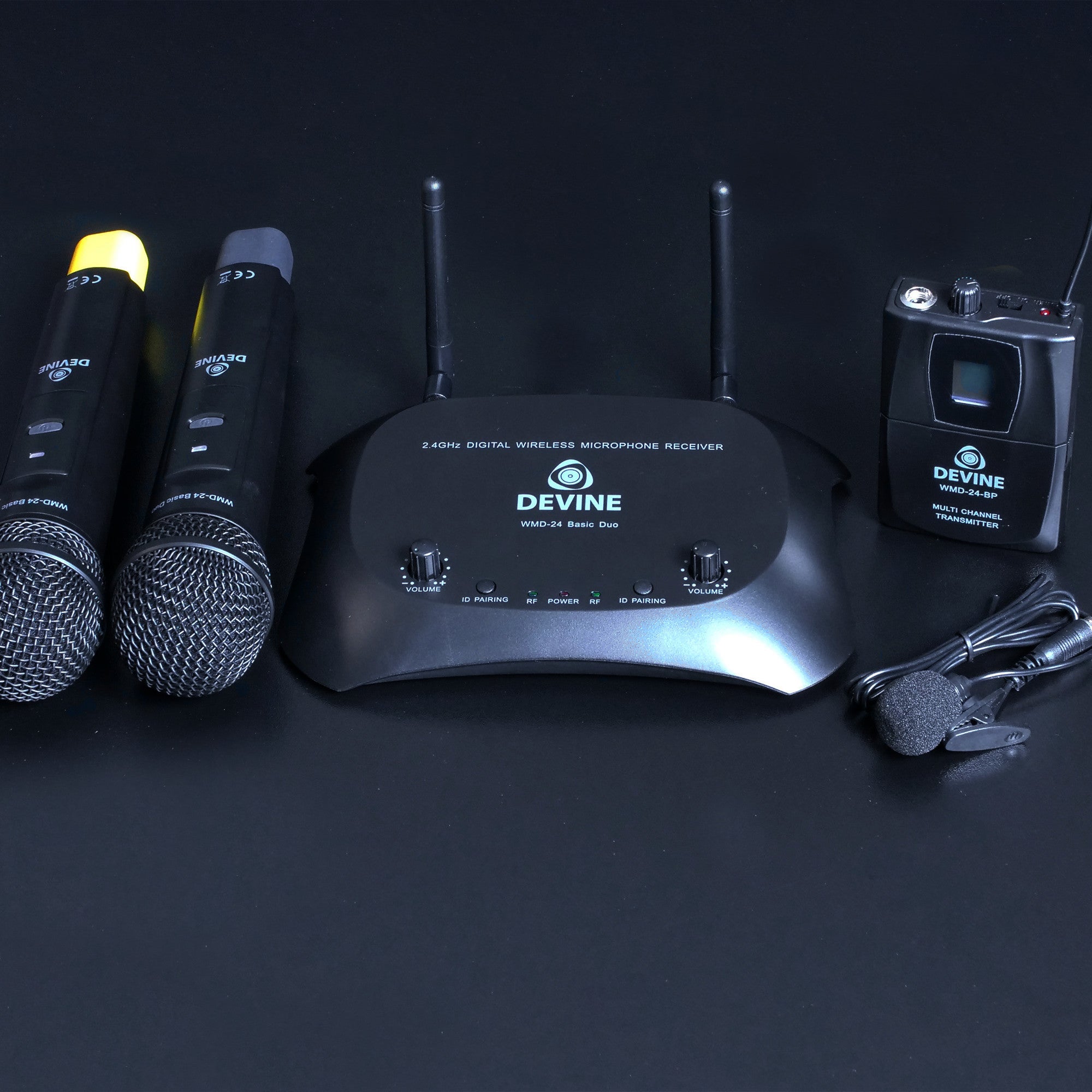 Devine WMD-24 Basic Duo draadloos handheld systeem (2.4 GHz)