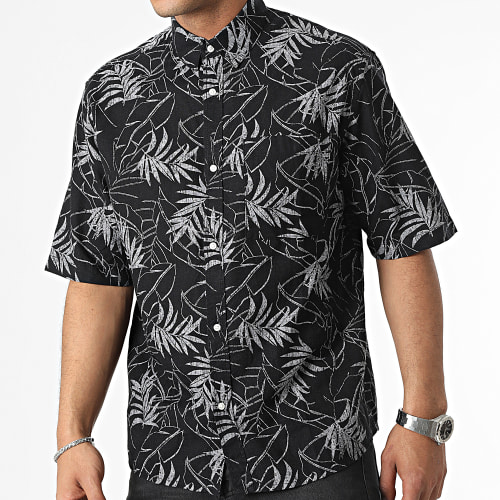 Chemise Manches Courtes 1037040-XX-12 Noir Floral