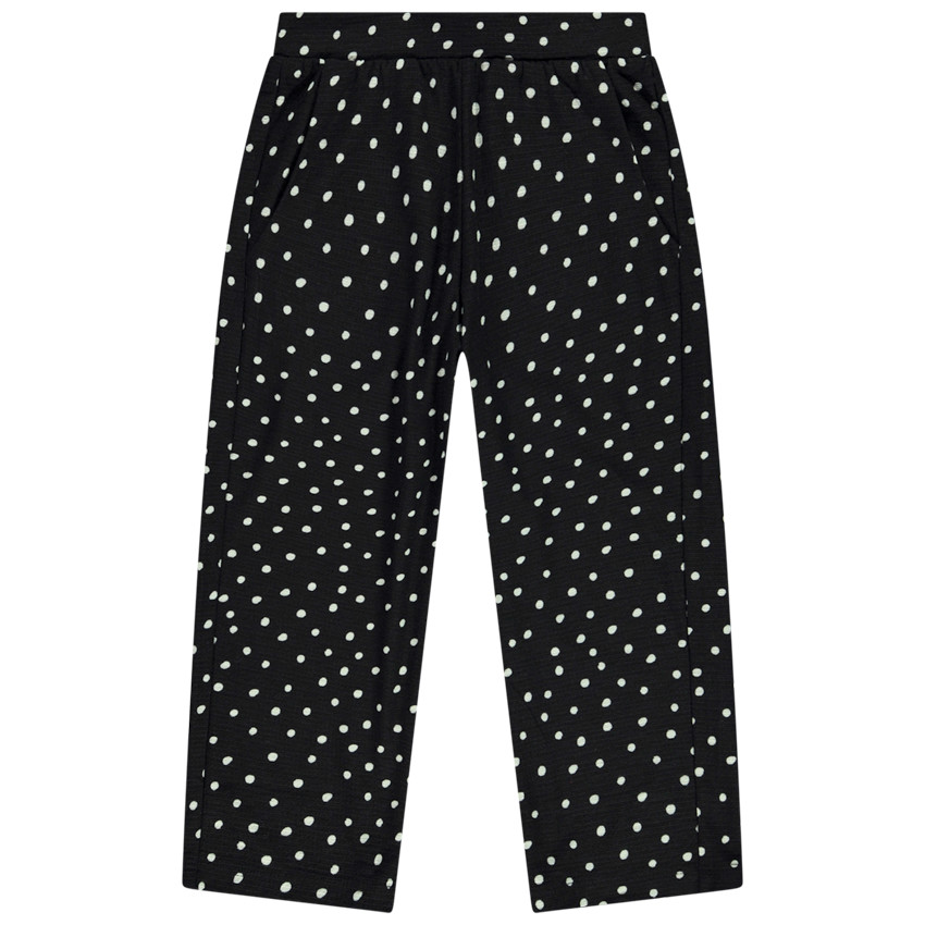 Pantalon imprimé pois pour fille