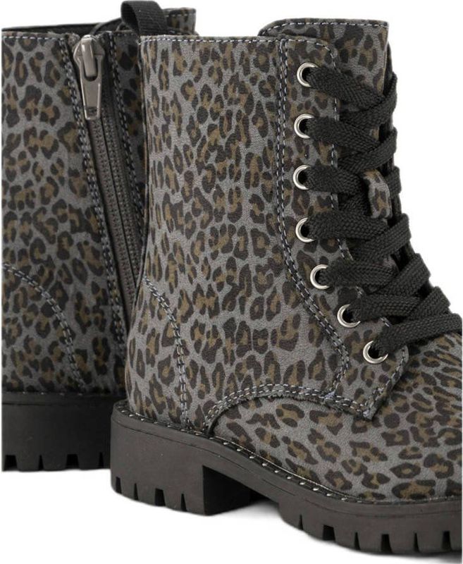 Graceland - Veterboots - Zwart/Grijs
