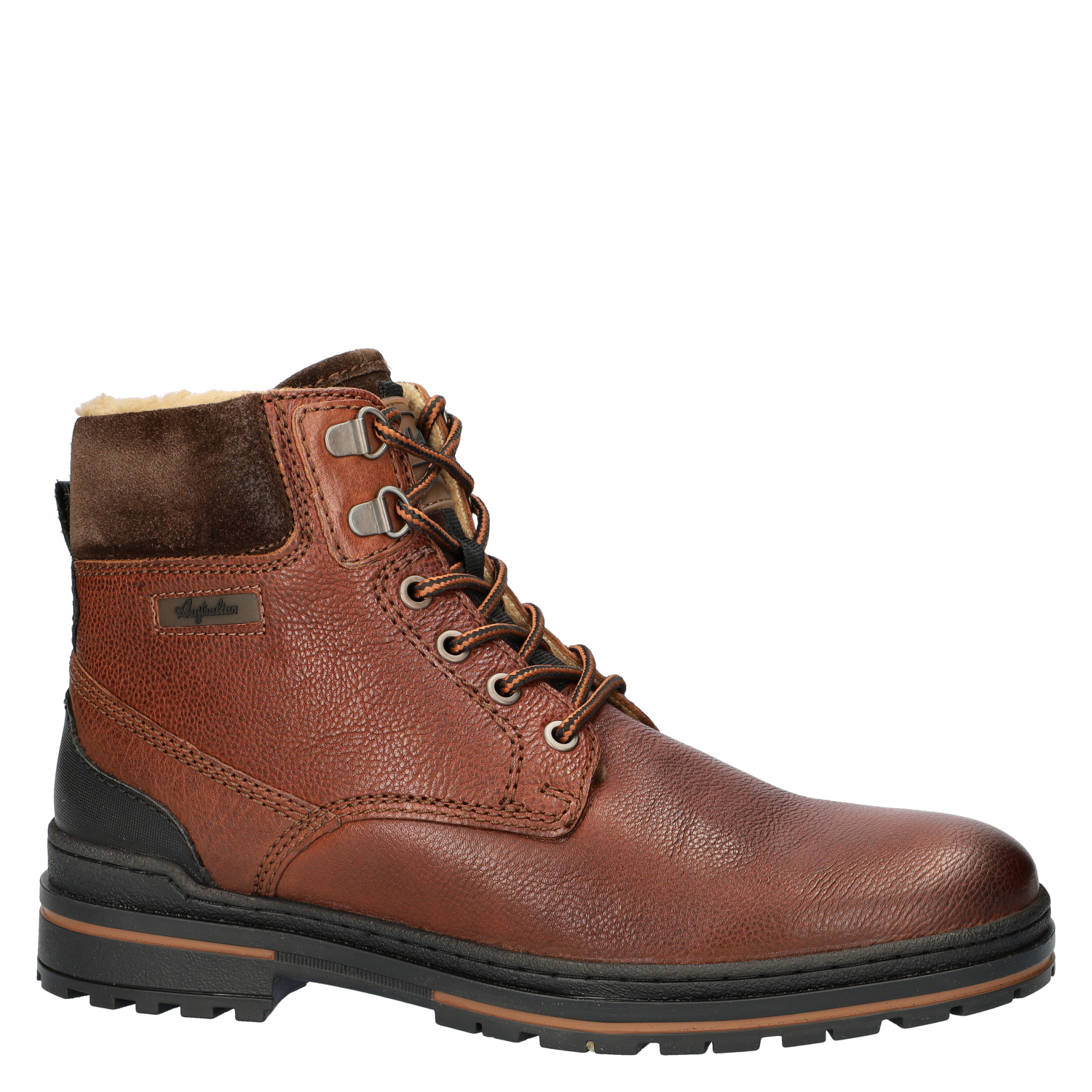 York heren veterboot Australian Cognac
