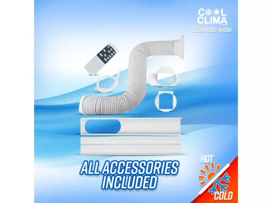 Climatiseur mobile réversible chaud/froid 12000BTU - 3.5KW avec télécommande et fonction Wifi