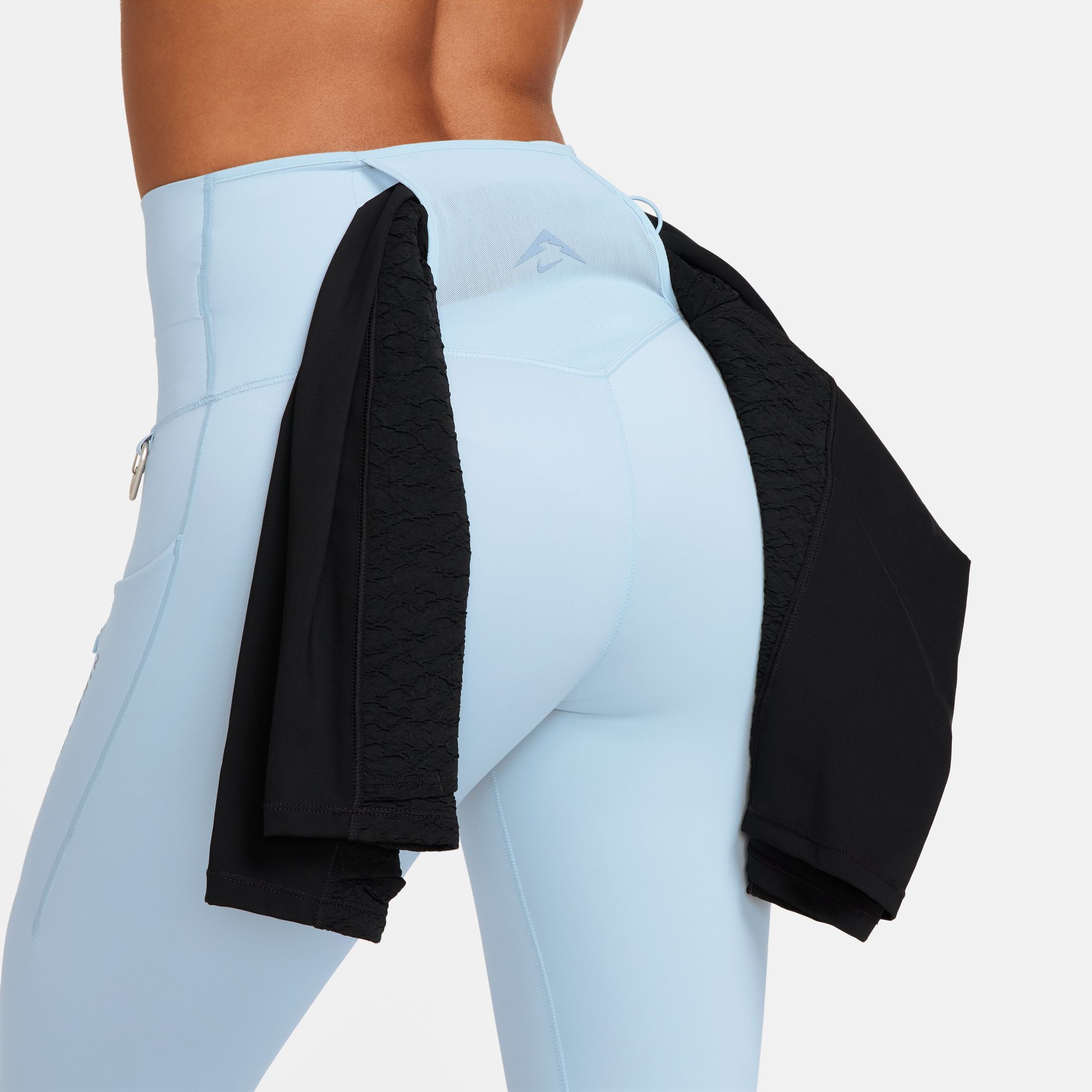 Trail Go High-Waisted 7/8 Running Tights Dame 440/Light Armory Blue/Blue Ashen Slate