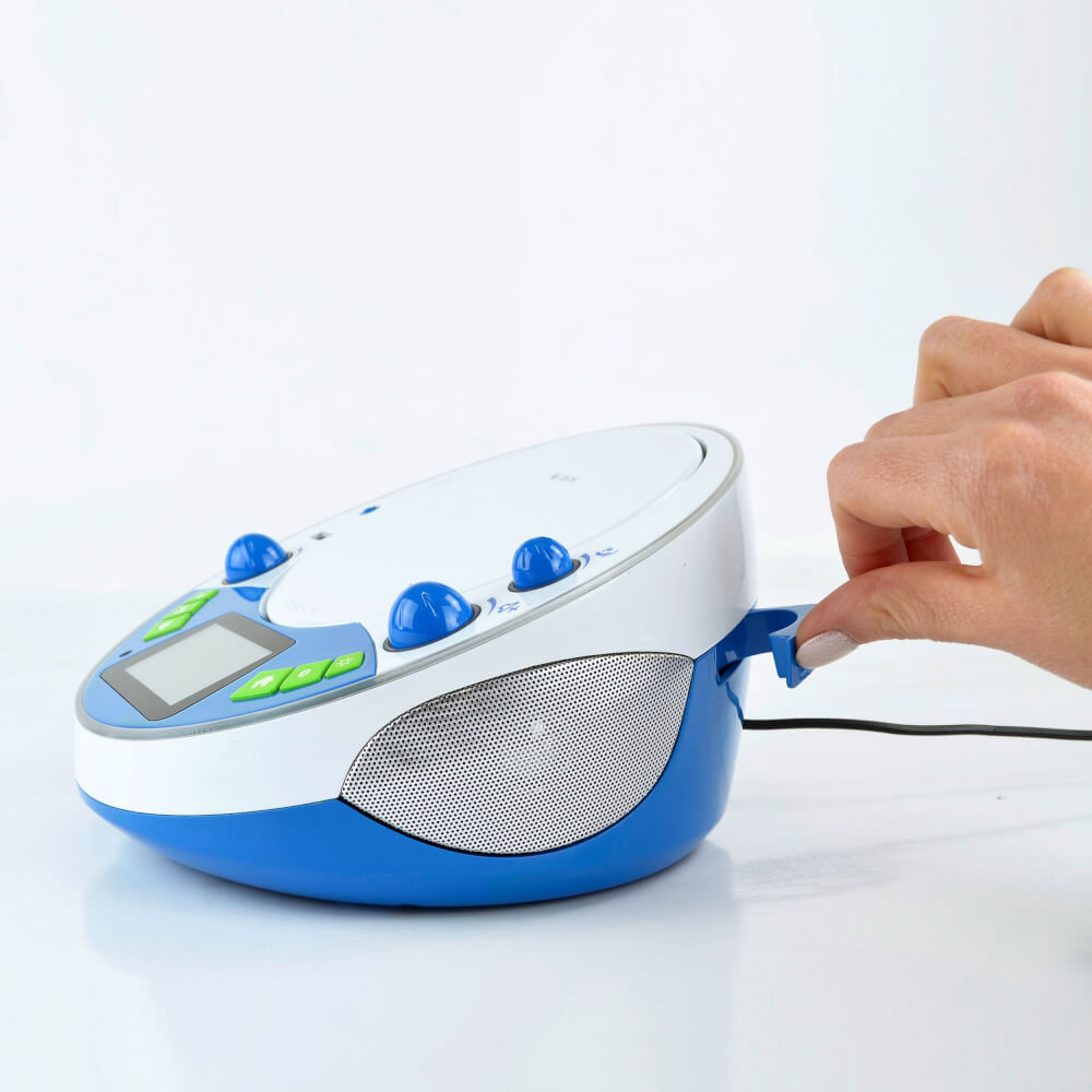 Bluetooth Karaoke Kinder Player blau