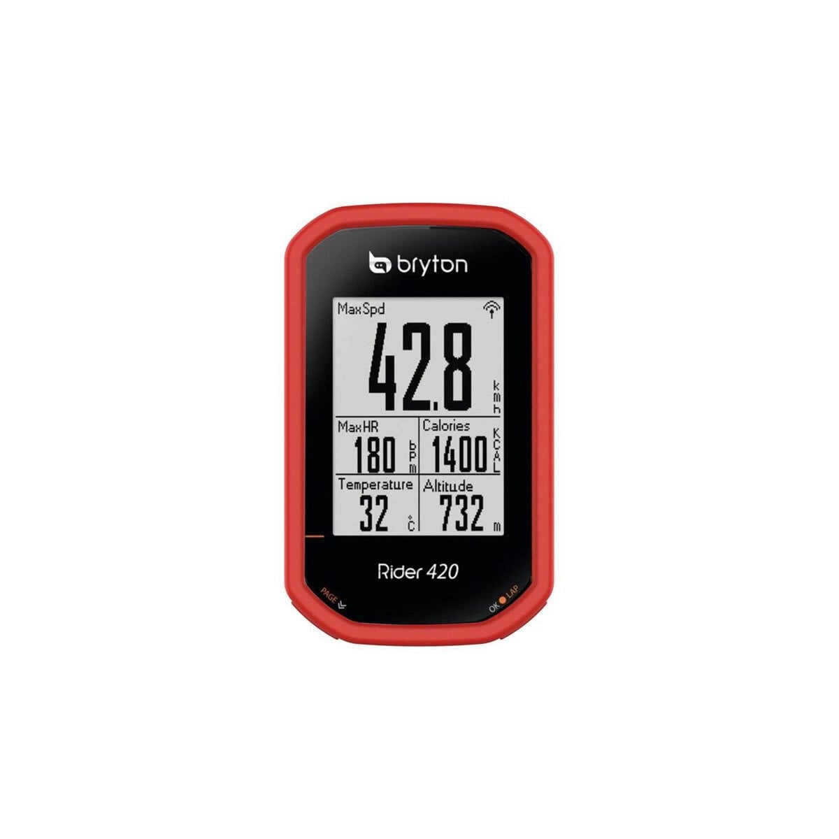 Silikon deksel Bryton Rider 420 E - Rød