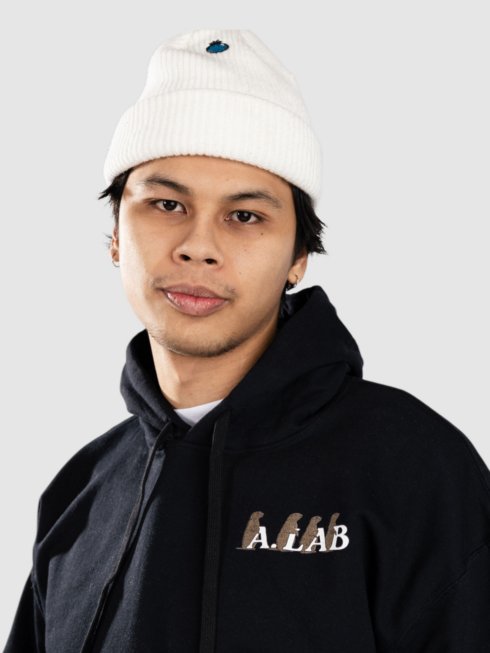 A.LAB Brain Rot Critters Hoodie black