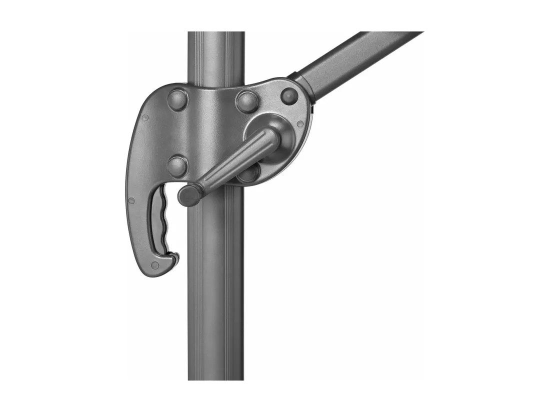 Parasol alu pivotant