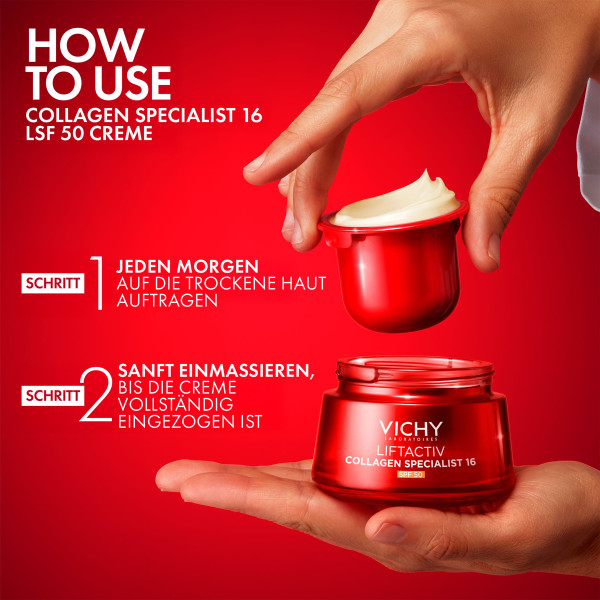 Vichy Liftactiv Collagen Specialist 16<br>50 ml, SPF50 Refill deutsch/italienisch/französisch
