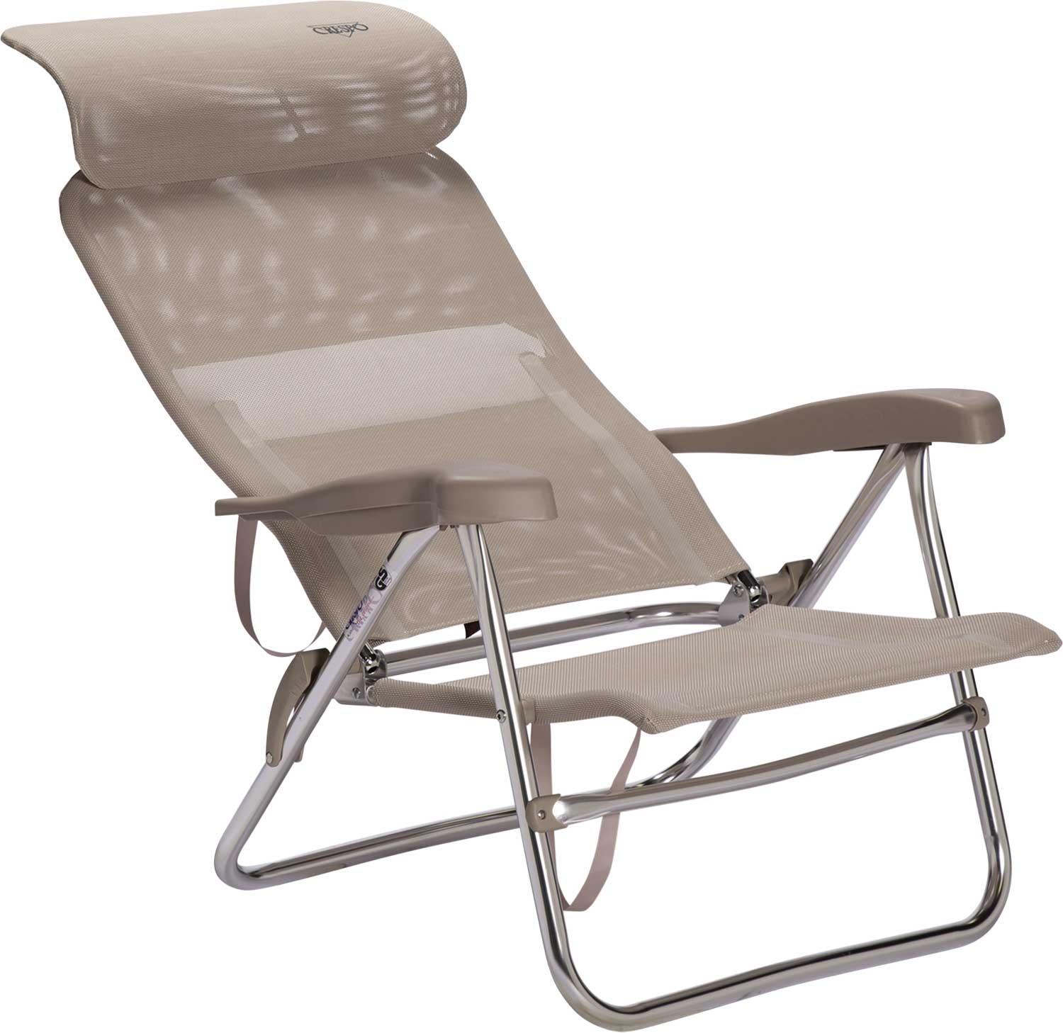 Crespo AL-205 Compact Beach Chair Strandstuhl beige
