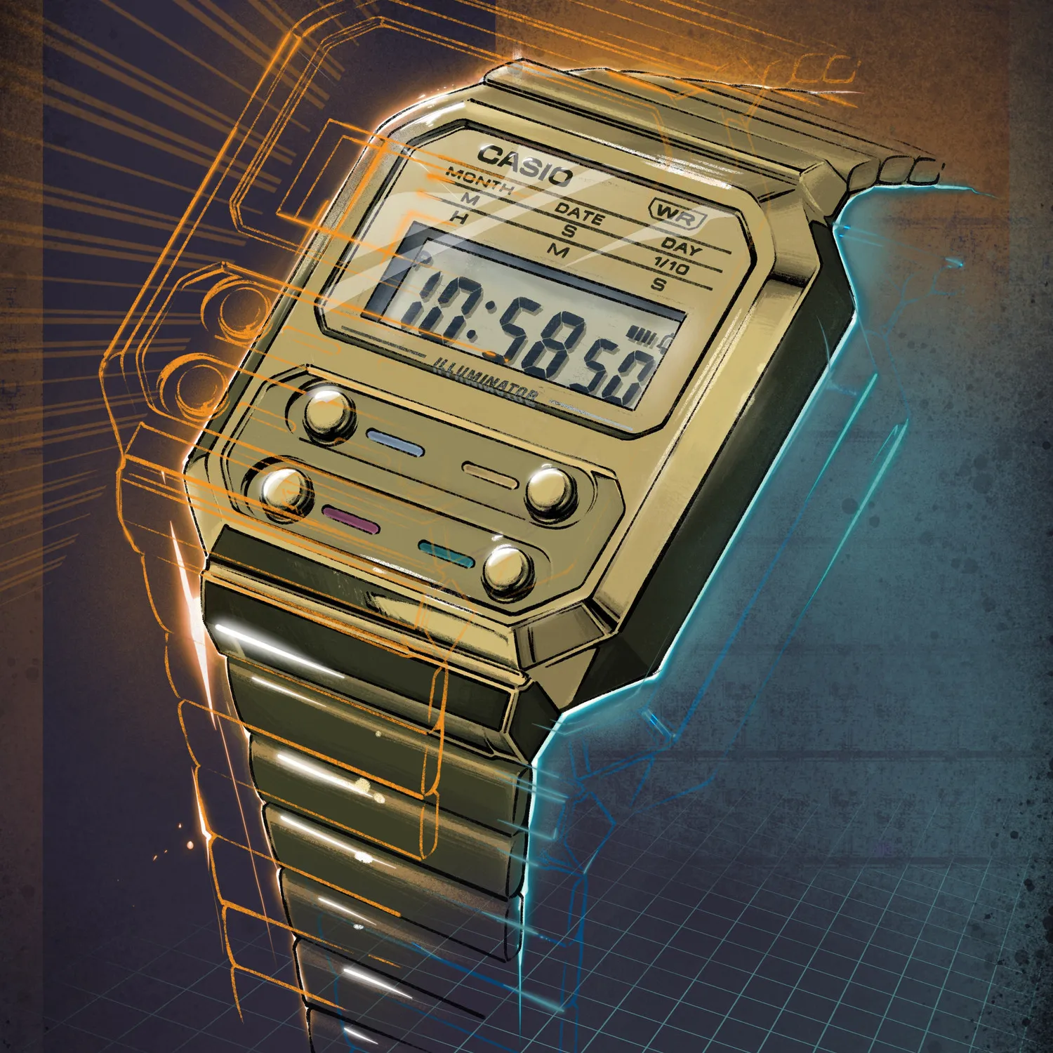 Casio Vintage A100WEG-9AEF