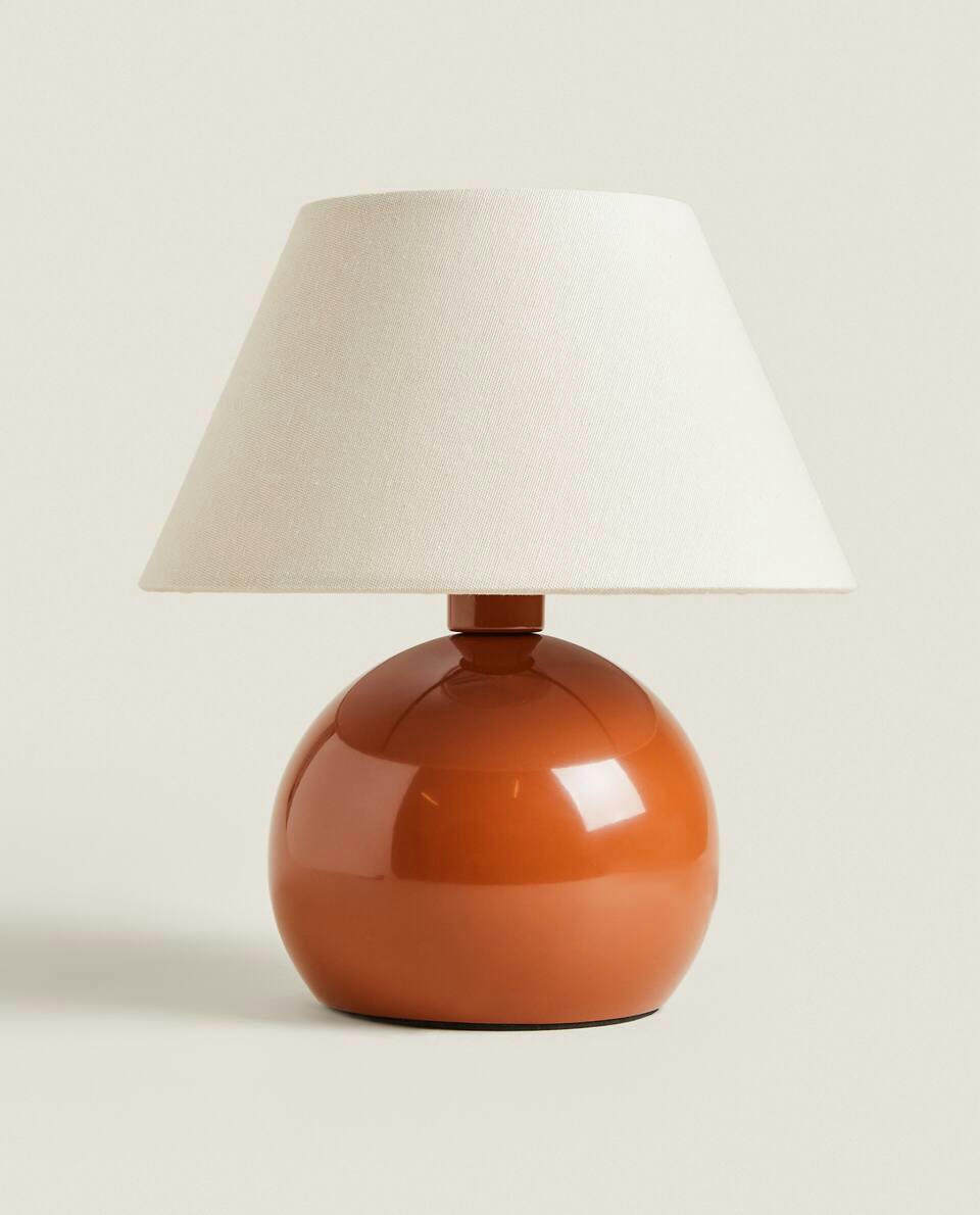 LUMINÁRIA NA COR TERRACOTA