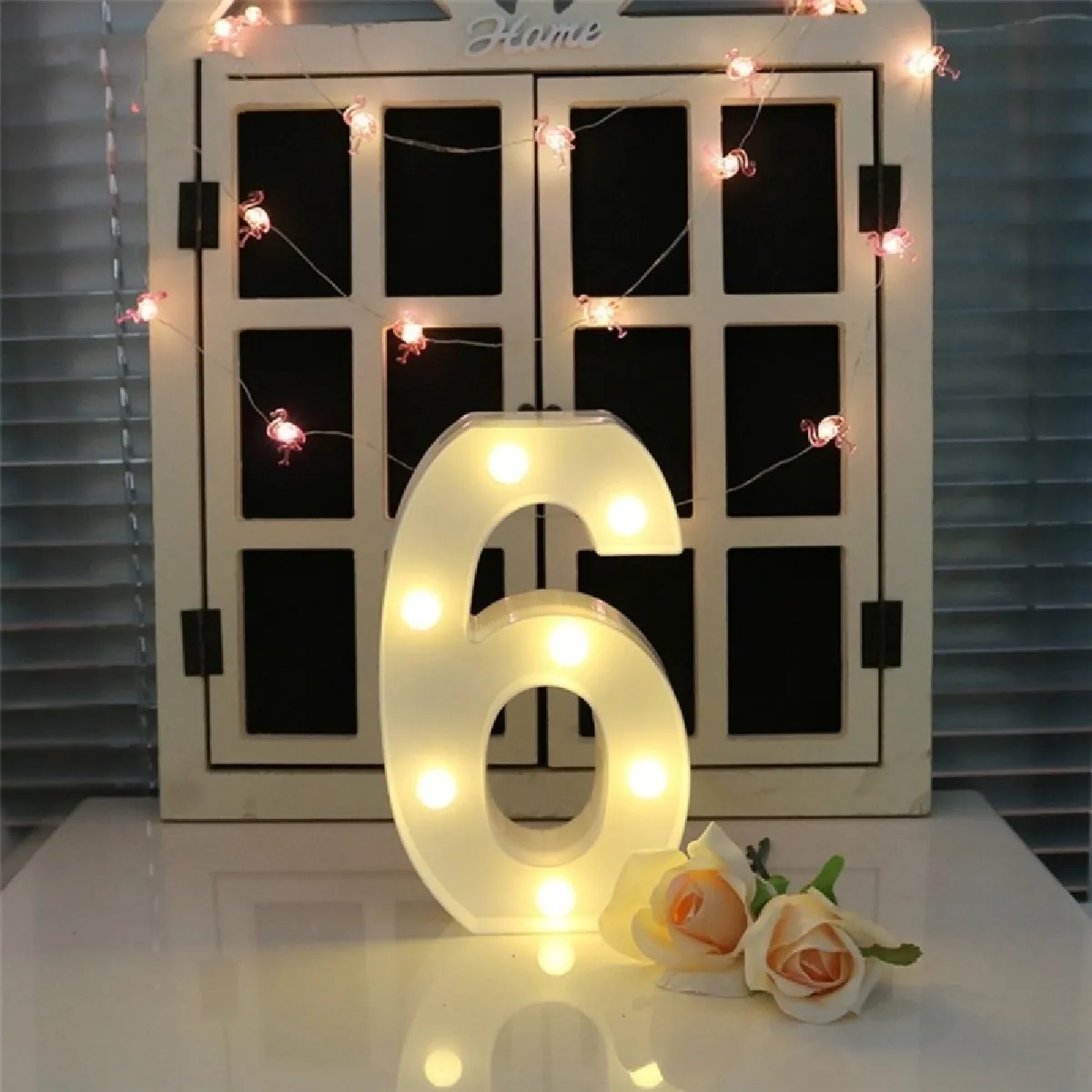 Wewoo Lumière Décorative Chiffre 6