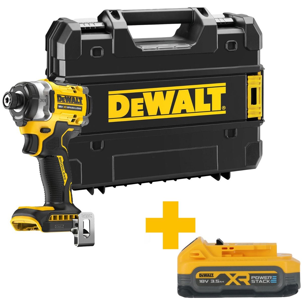DeWALT DCF860NT Accu slagschroevendraaier 282Nm 18V XR Basic Body in TSTAK