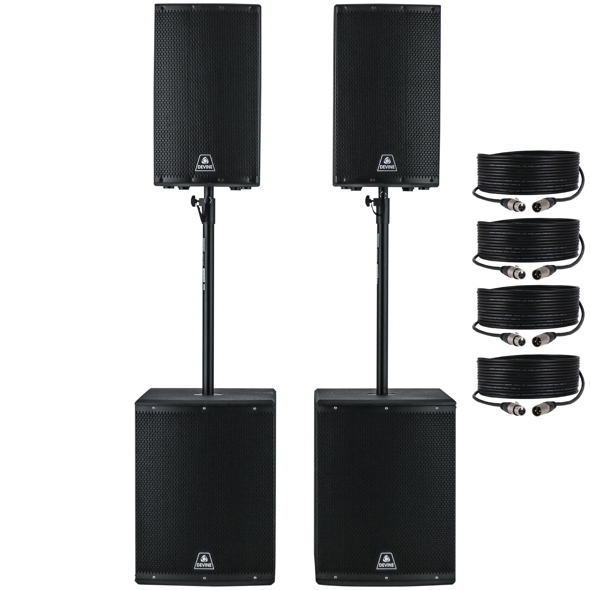 Devine Onyx 12A (2x) + 15SA (2x) set