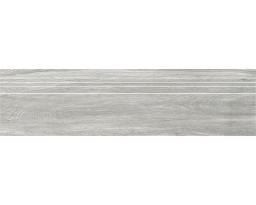 MIRAVA porseleinen traptrede BERGEN Grijs 29,5 x 120 x 0,9 cm mat gerectificeerd