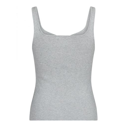 Neo Noir Hanora Knit Top, Light Grey Melange, 42