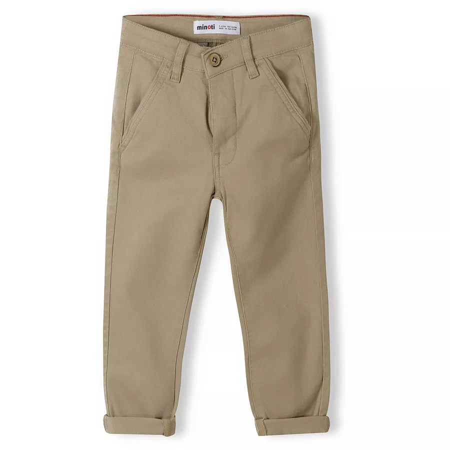 MINOTI Chinohose Slim-Fit Gelbbraun