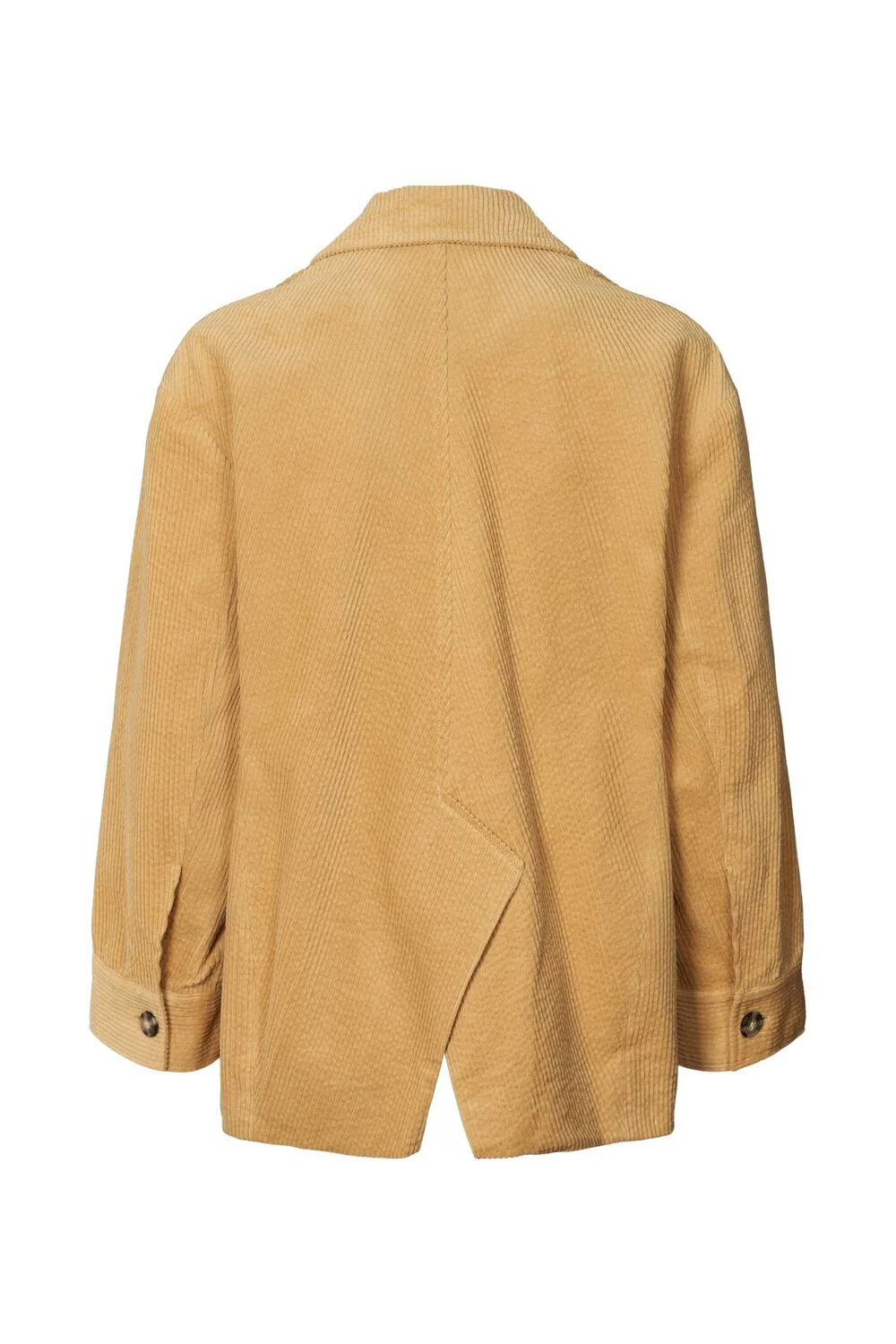 Rabens Saloner  Carmeline Corduroy fløjsblazer - Mustard