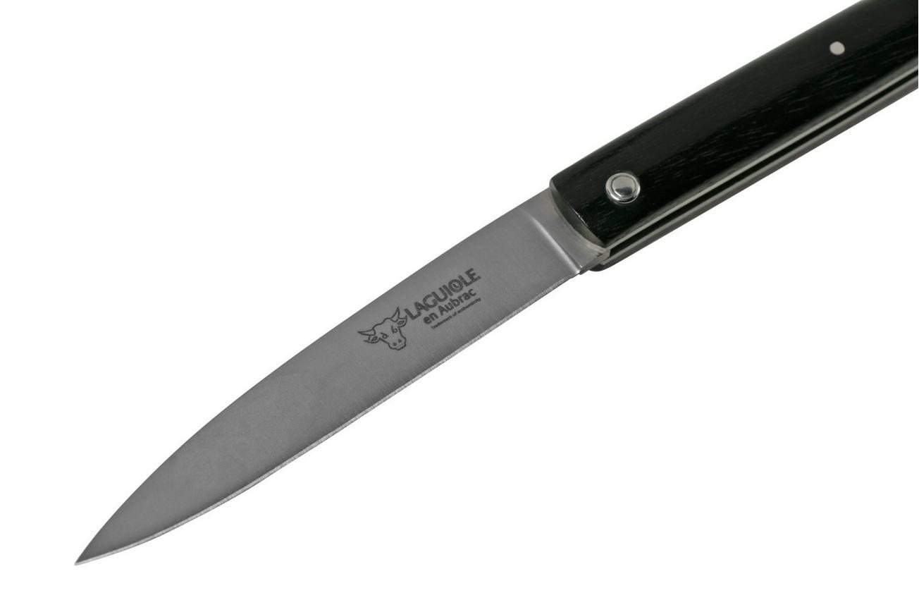 Laguiole en Aubrac Capucin Ebony L0510CEBI ebbenhout, zakmes, 10 cm