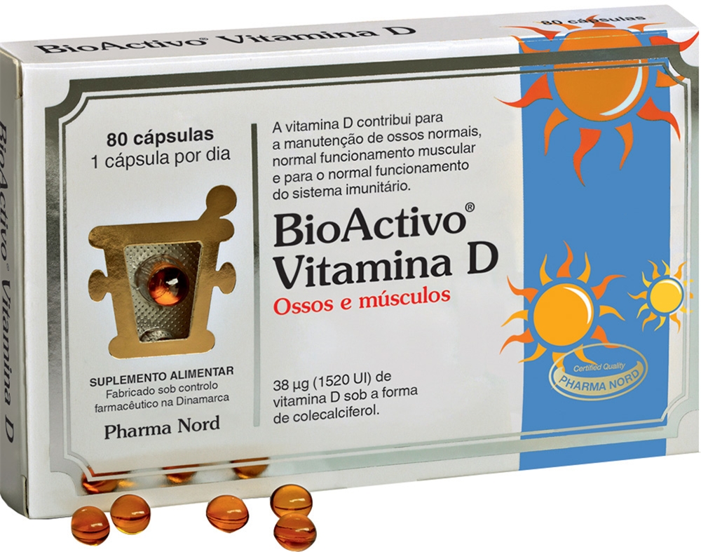SUPLEMENTO BIOACTIVO VITAMINA D 80 CAPSULAS