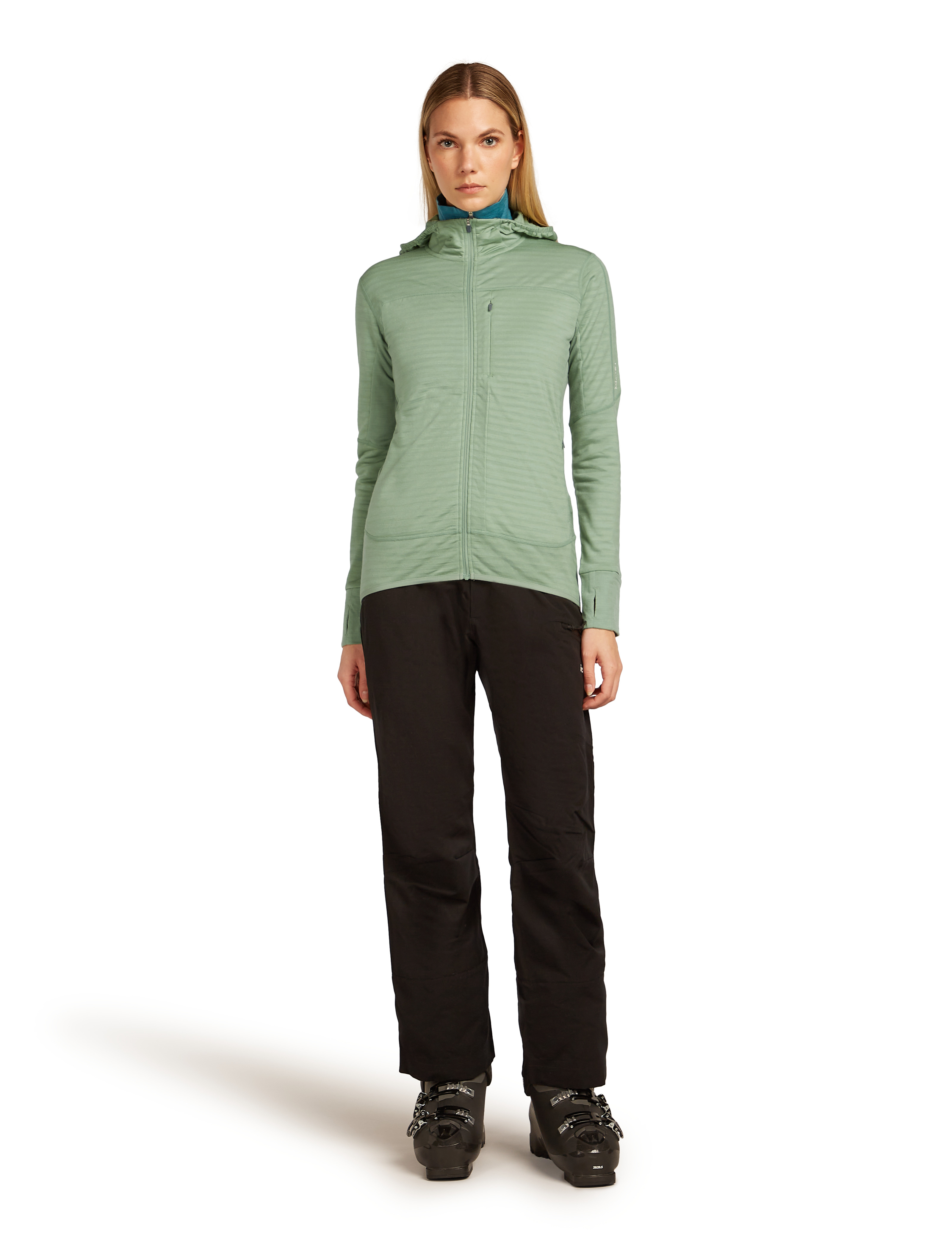 W Merino 300 RealFleece Descender LS Zip Hoodie