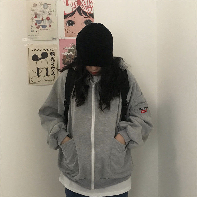 Guajillo - Geborduurde hoodie met rits