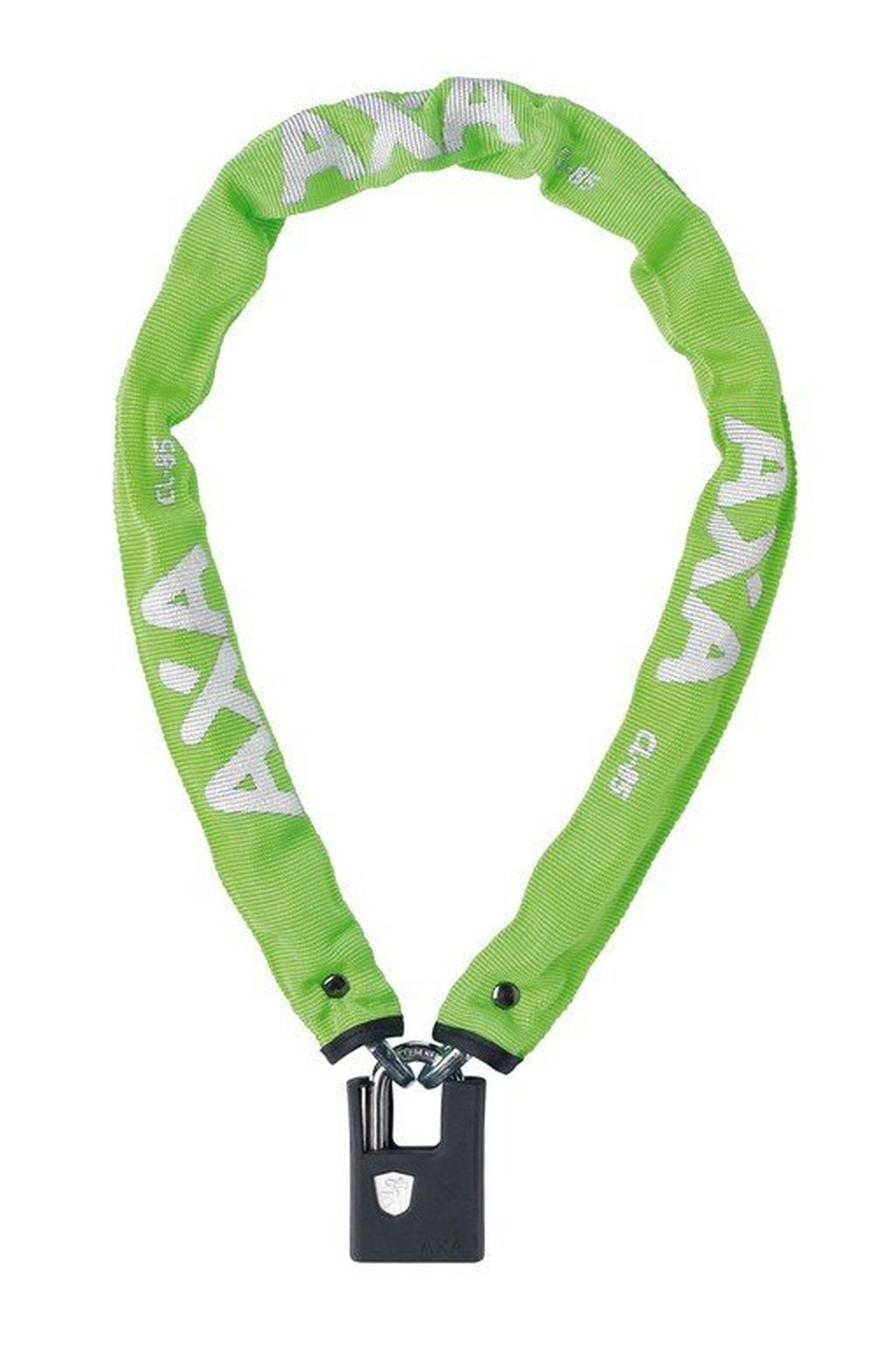 AXA Kettenschloss Clinch Plus CH85, Länge 85cm, Stärke 6,0mm, grün