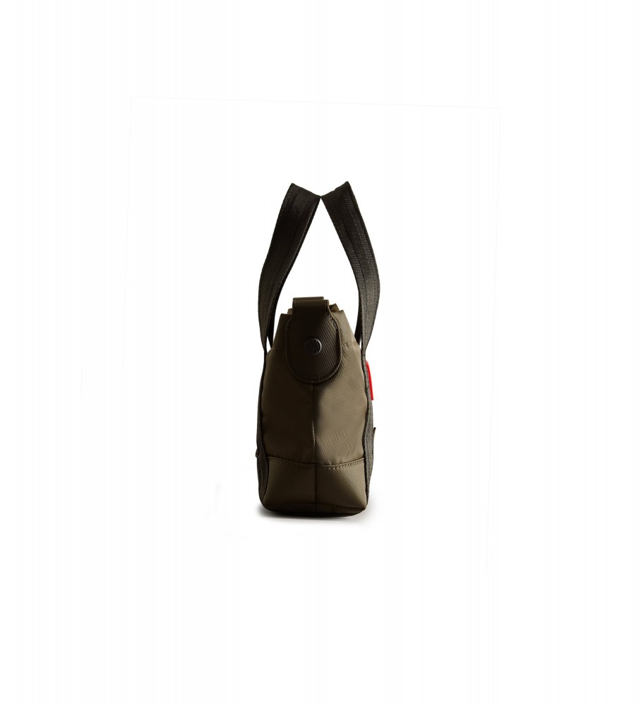 Bolsa tote mini Hunter em nylon, verde