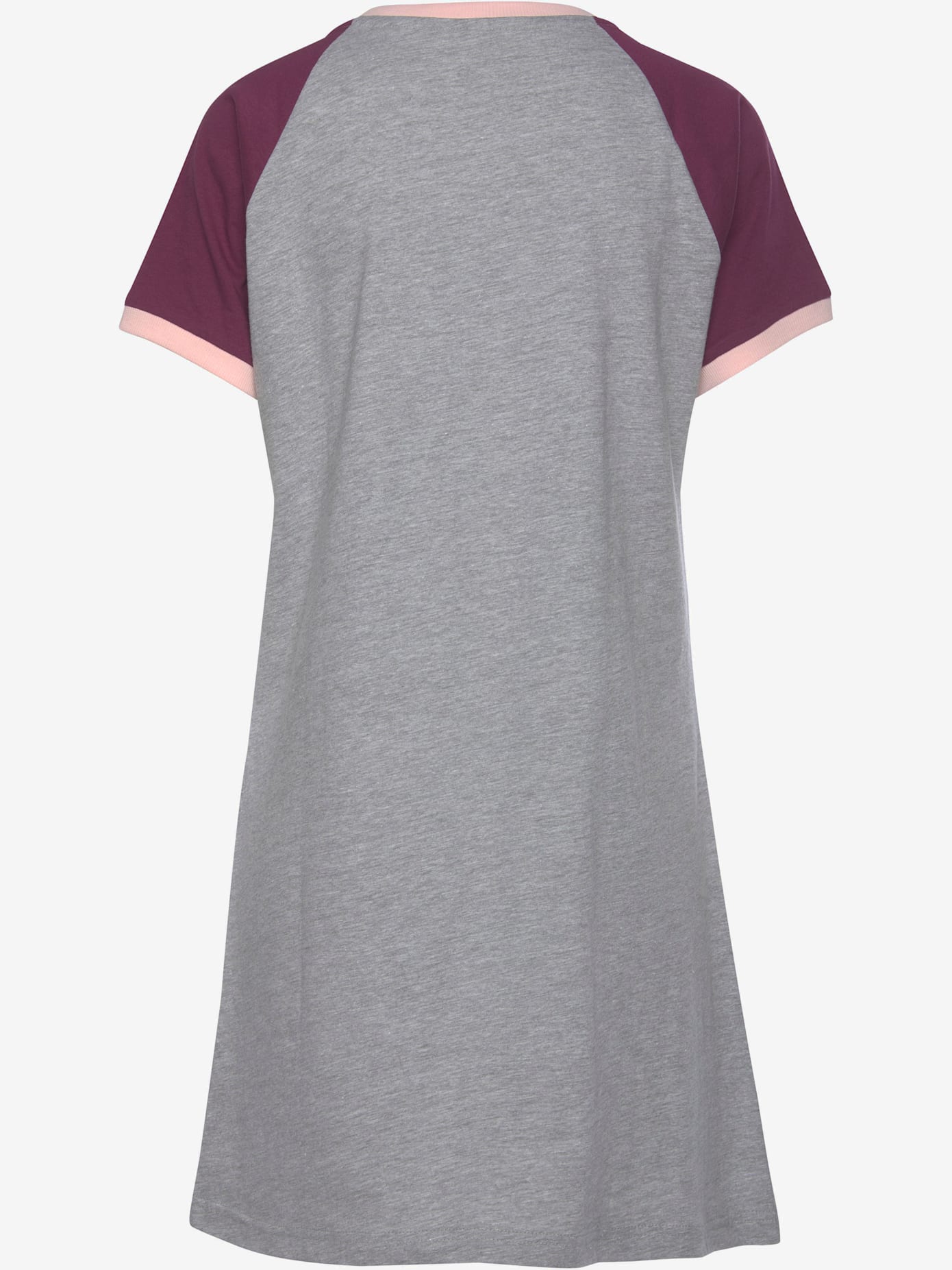 T-shirt de nuit court au style universitaire