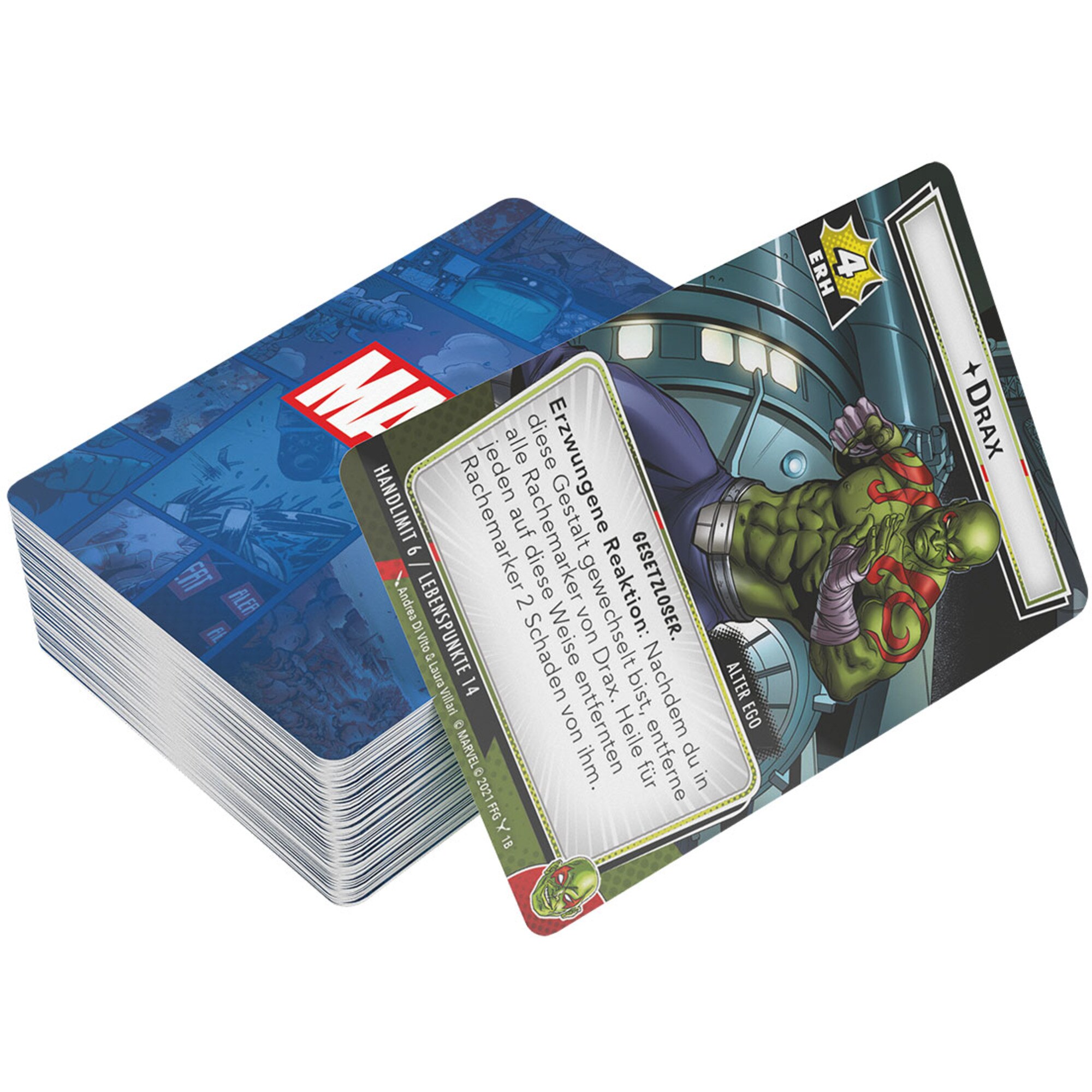Asmodee Kartenspiel Marvel Champions: Das Kartenspiel - Drax