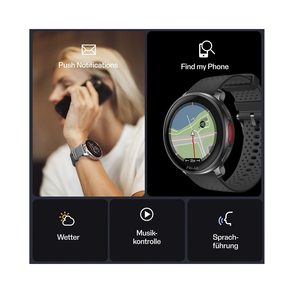 Polar Vantage V3 Smartwatch Night Black 47mm