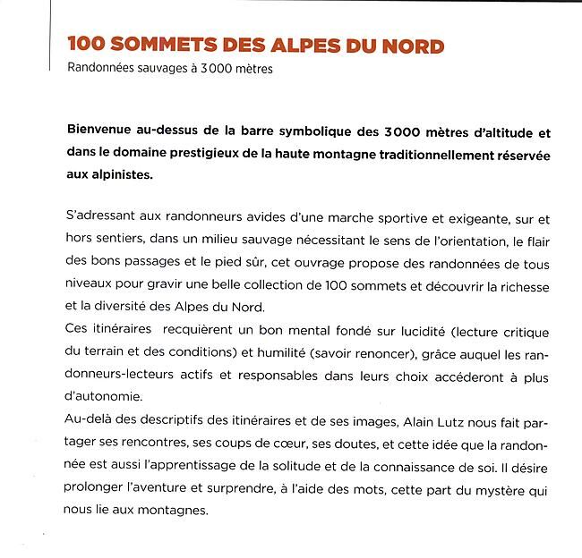 GLENAT - 100 SOMMETS DES ALPES DU NORD