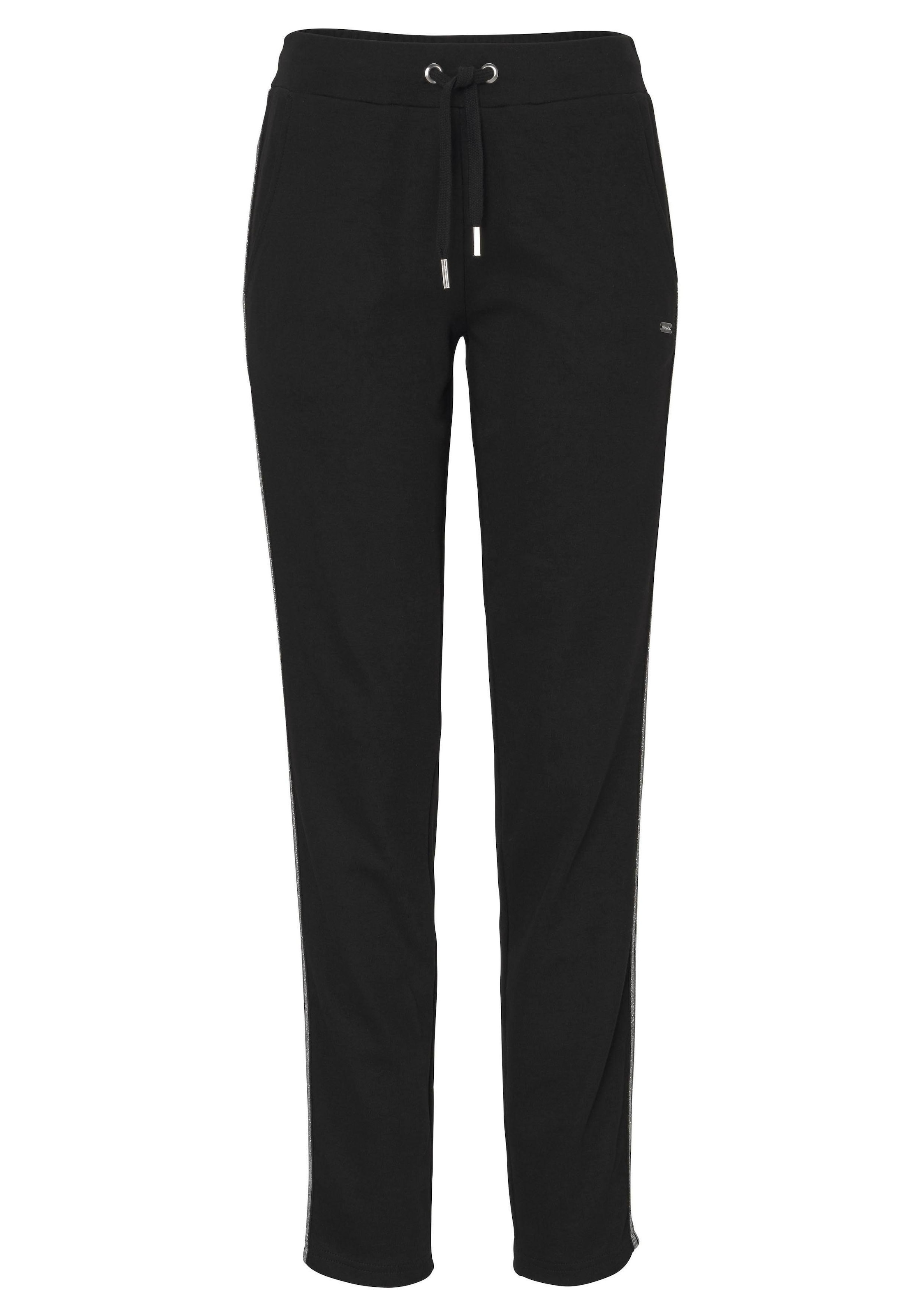 Bench. Loungewear Homewearhose  mit Metallic-Streifen, Loungewear, Loungeanzug