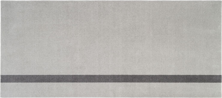 Tica Copenhagen Løber, 130x90 cm, stripe vertical lysegrå/steelgrey Lysegrå/steelgrey