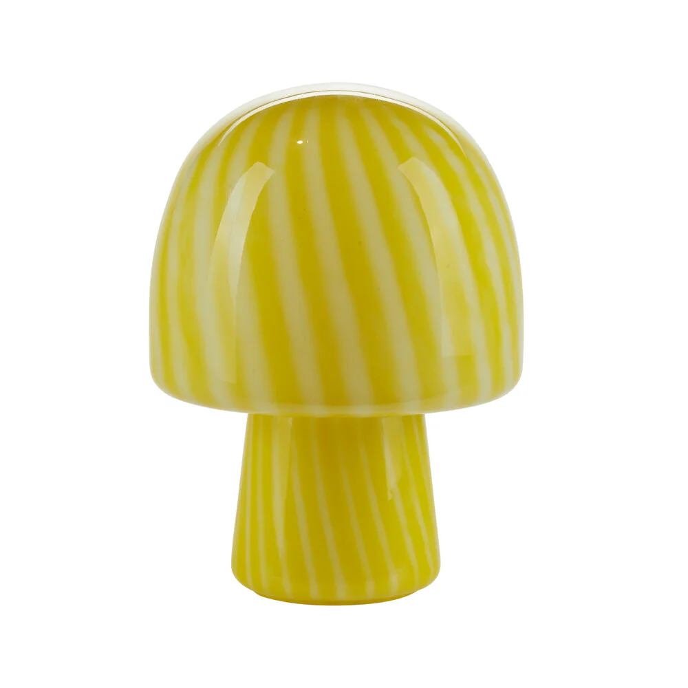 Bahne Interior  Funghi Mushroom bordlampe, gul - H27 cm.