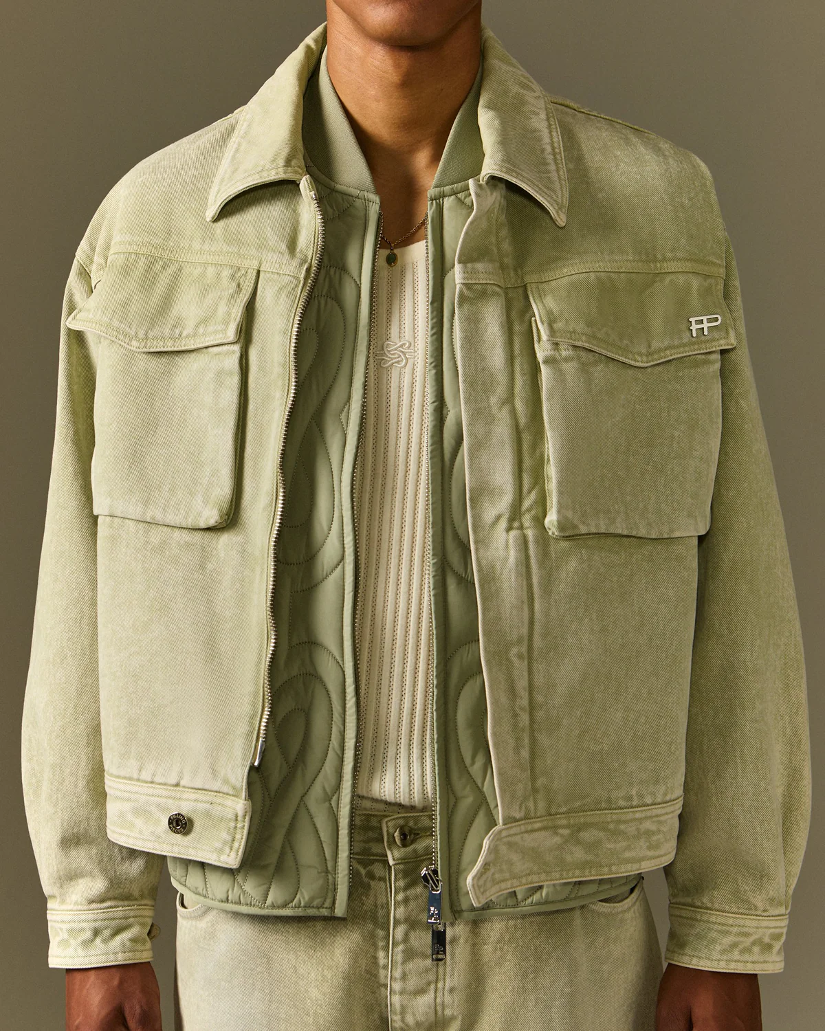 Denim Jacket Tea