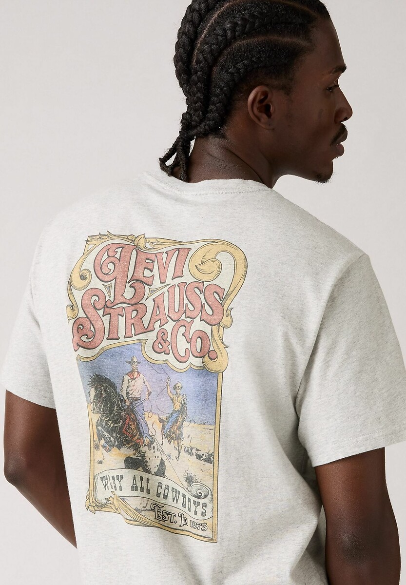 Camiseta Levi's Relaxed com estampa nas costas