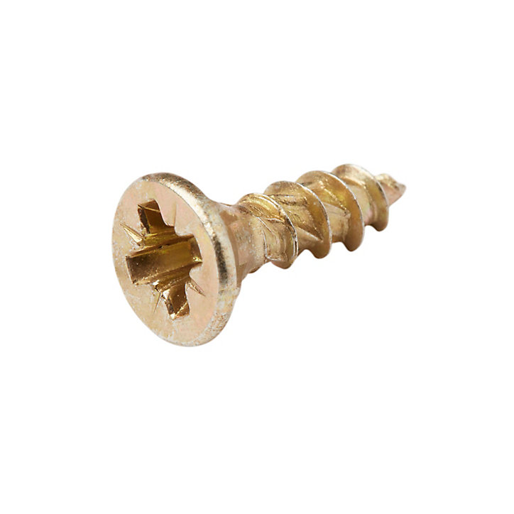 Vis à bois Turbodrive Premium pozidriv zinguée jaune 3.5x12 mm - 20 pièces