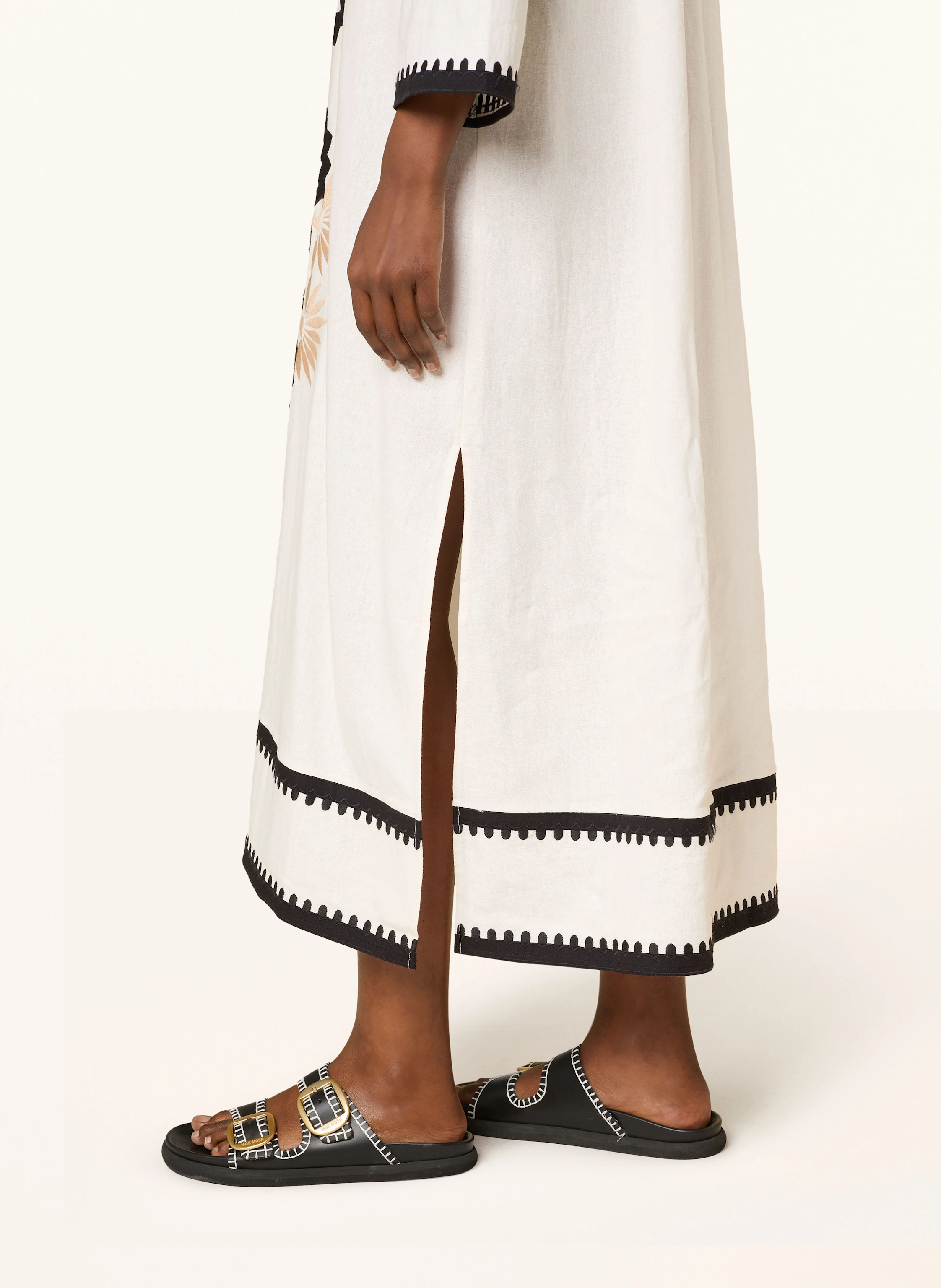 Grace Kleid mit Leinen