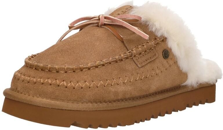 Warmbat Marra Suede Home Shoe Cognac