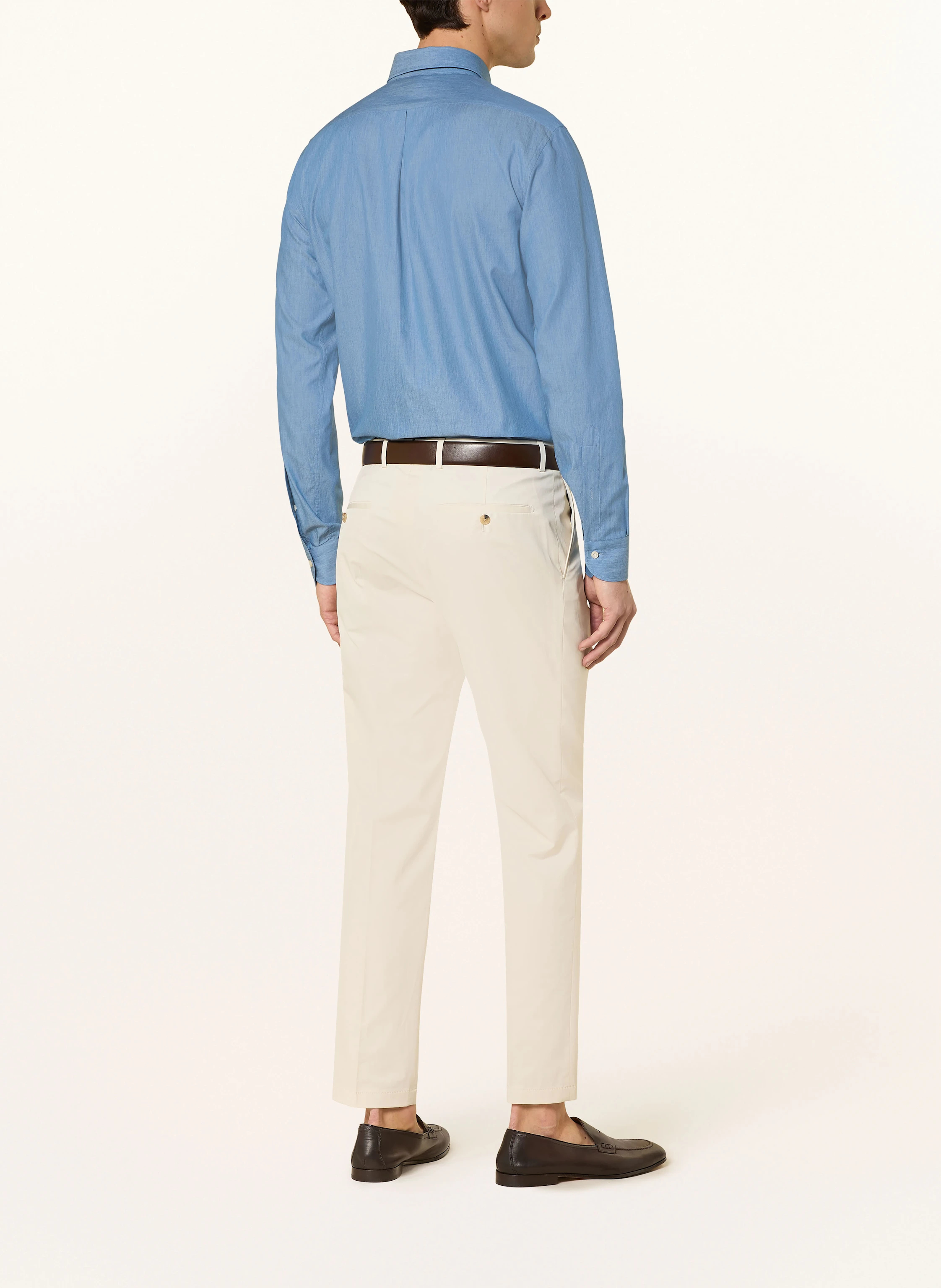 DRESSLER Hemd VENICE Shaped Fit in Jeansoptik