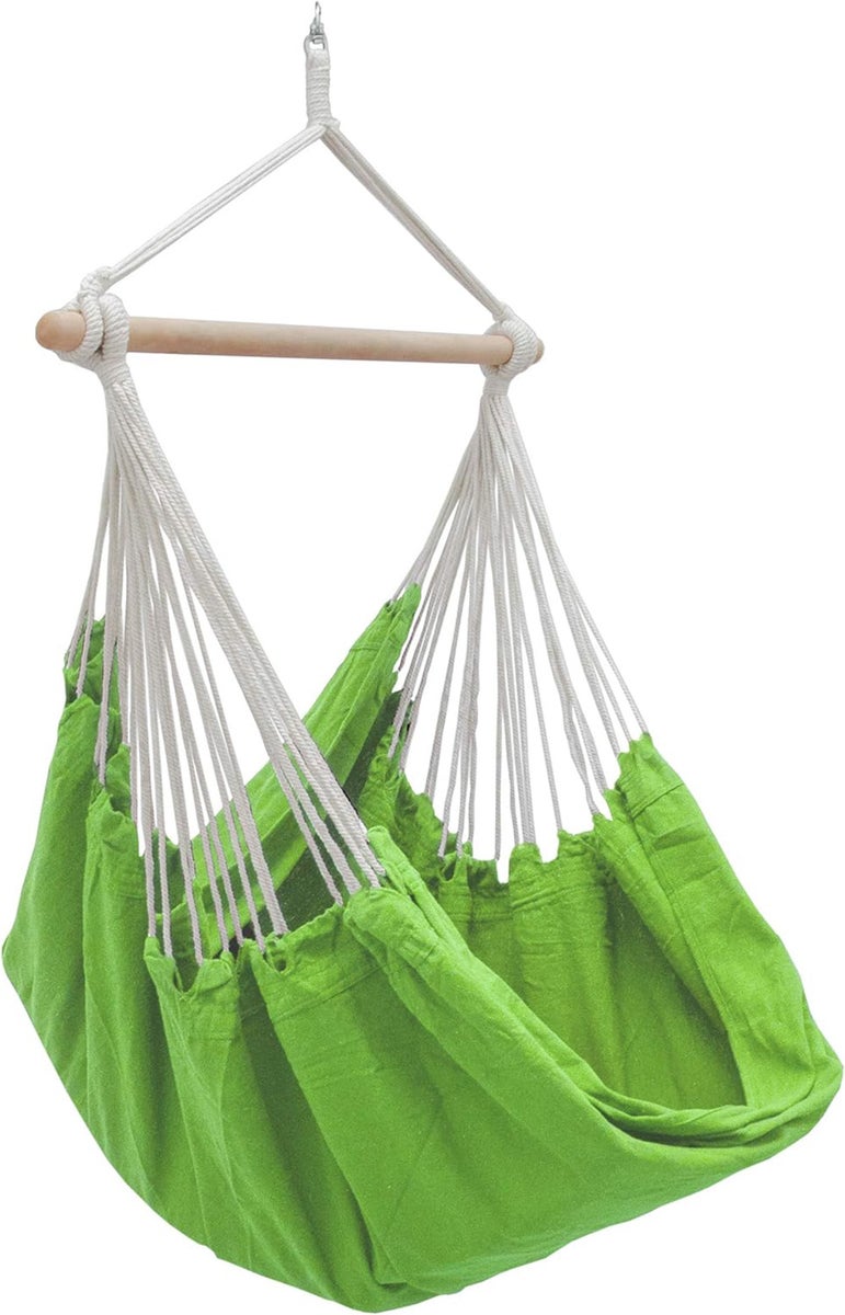 XXL Hangstoel Relaxstoel 185x130cm tot 150kg in Limegroen