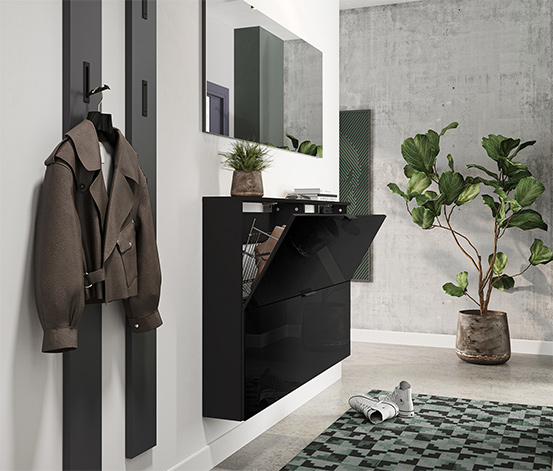 Schuhschrank »Valega«, schwarz
