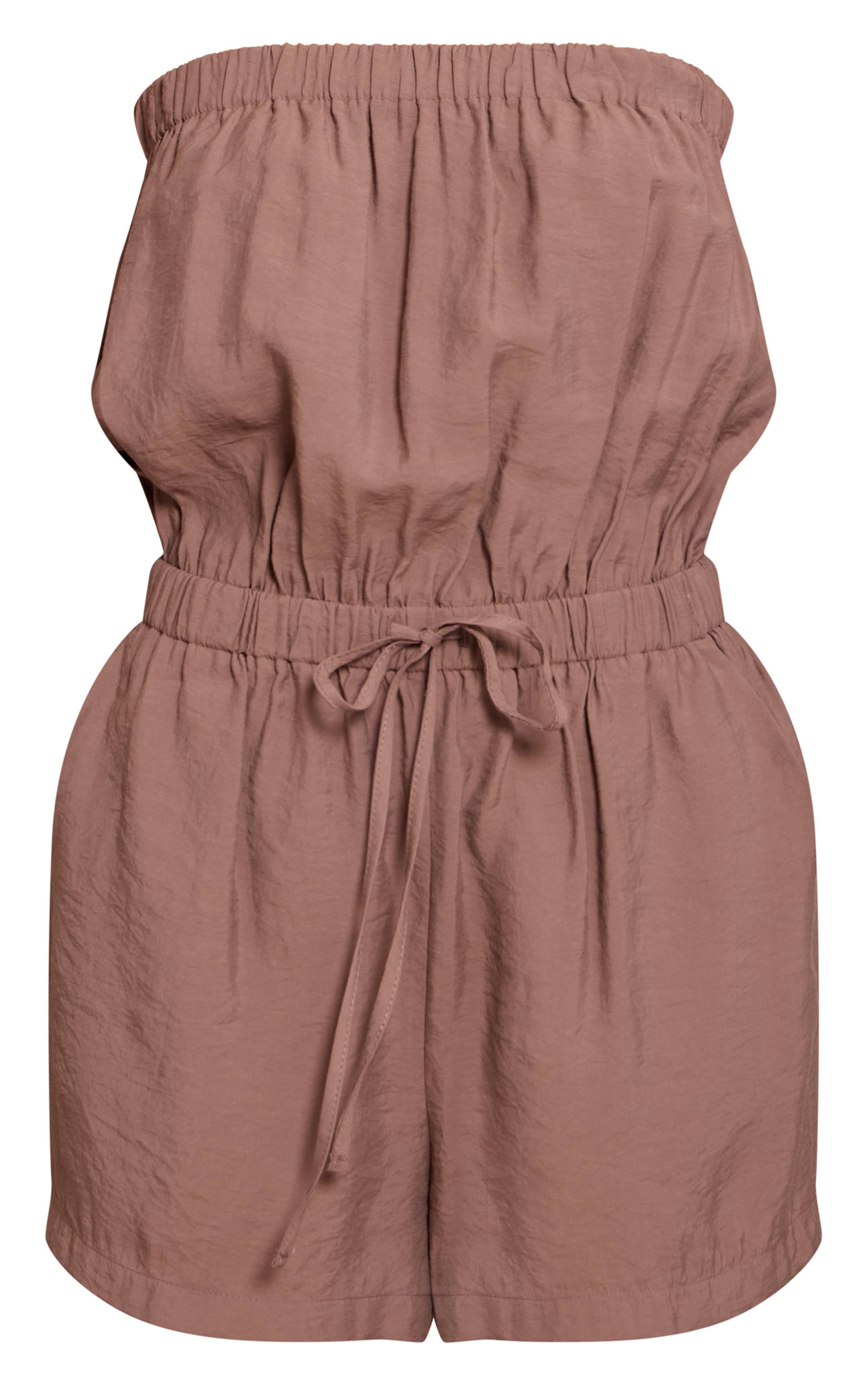 Champignon Combi-short Bandeau Texturée Tissée