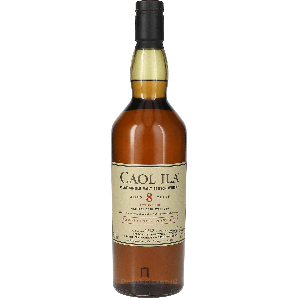 Caol Ila 8 Years Feis Ile 2025 Natural Cask Strength 70 cl