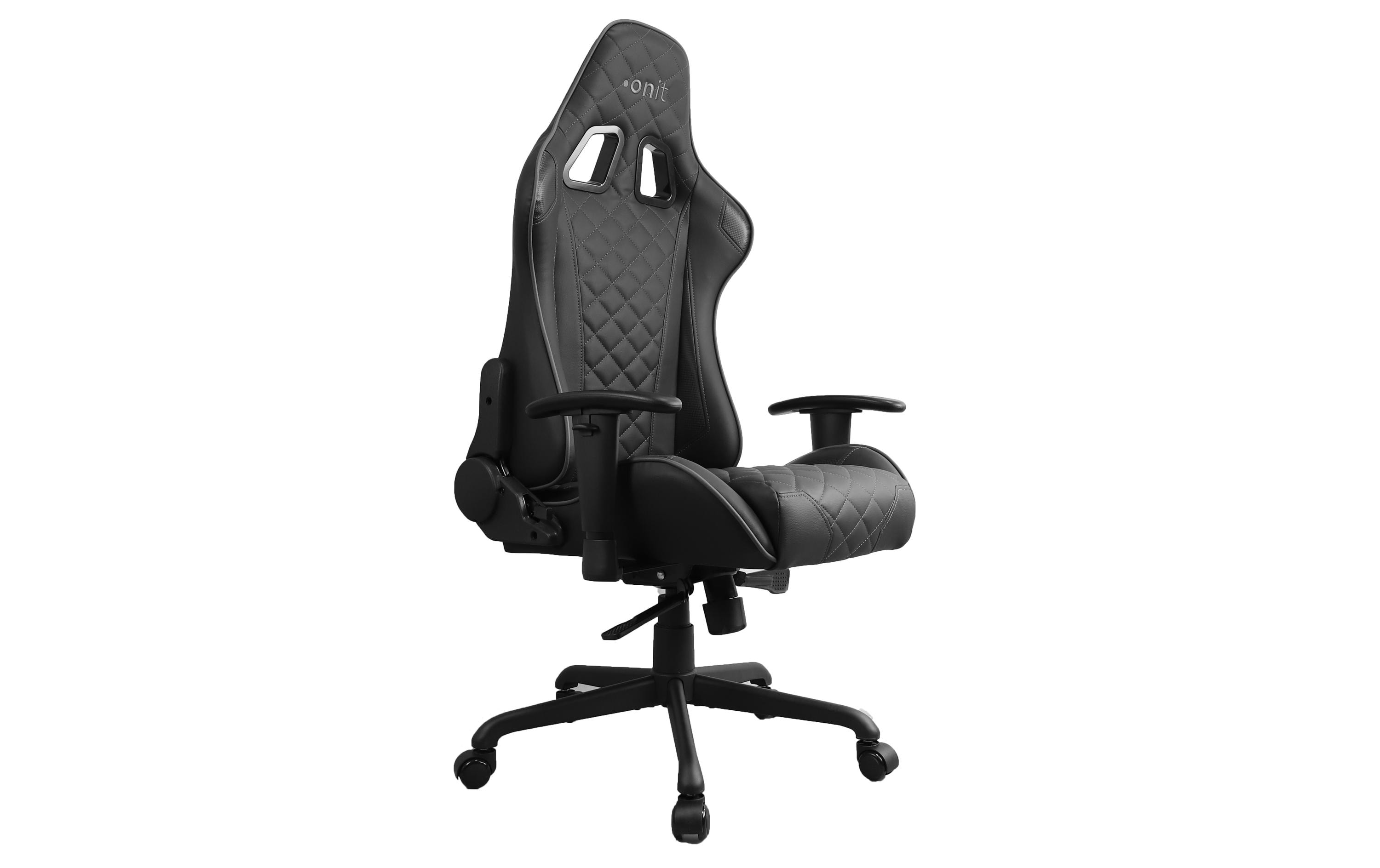 Gaming-Stuhl Deepblack Schwarz<br>Bürostuhl für lange Gaming-Sessions und Arbeitstage