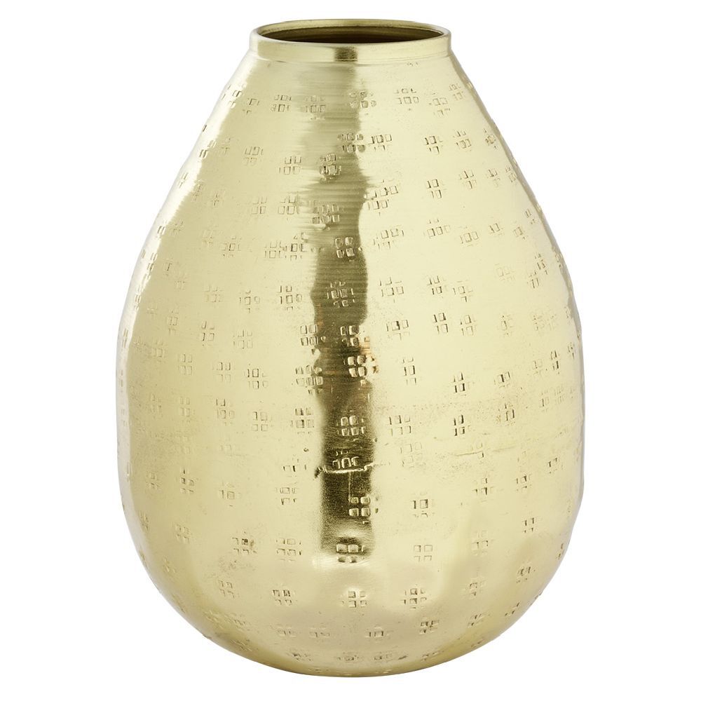 Vase en métal doré H15cm
