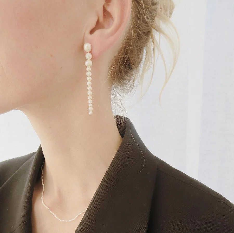 Sorelle Jewellery  Fantasy hængeøreringe - Forgyldt