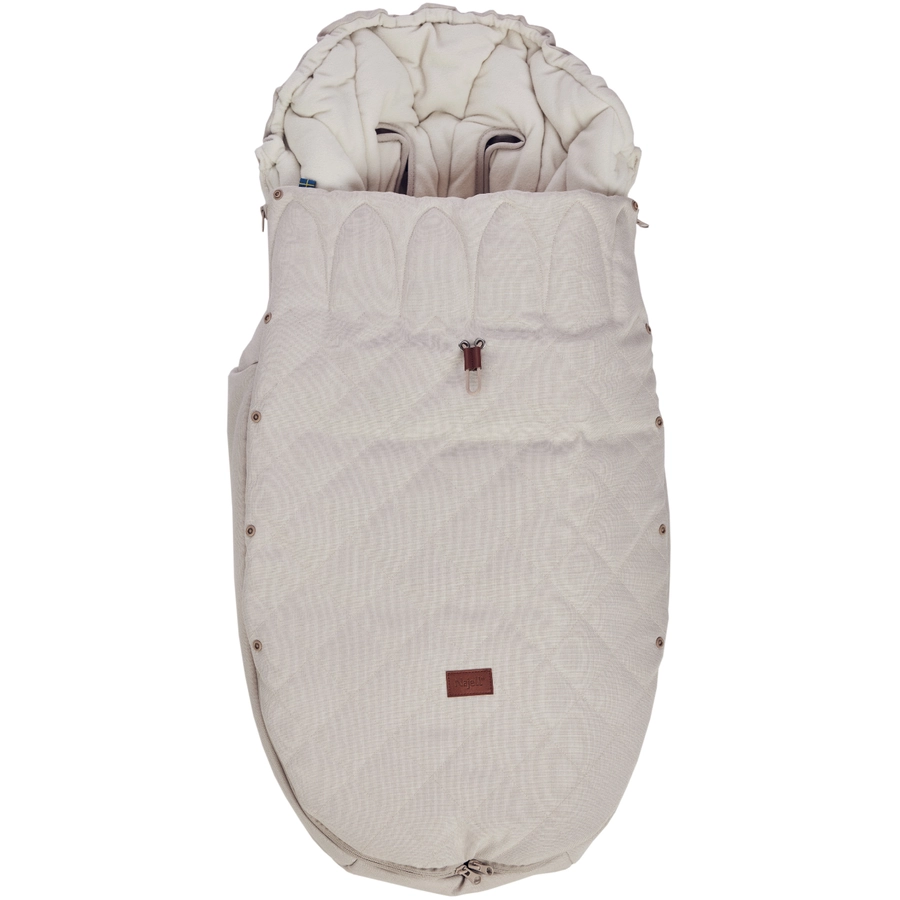 Najell Winterfußsack Quilt Sandy Beige