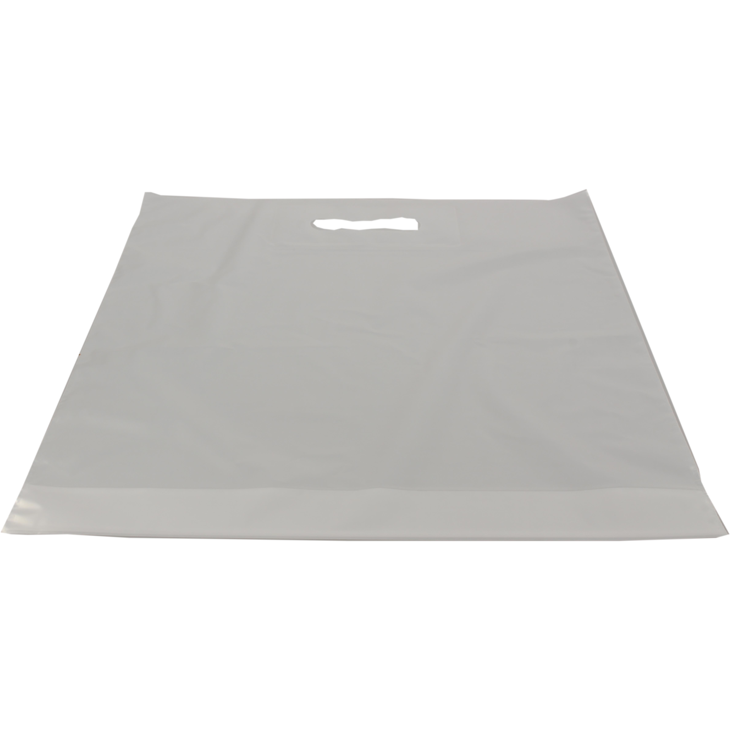 Tas, LDPE, dKT, 37x 4x44cm, draagtas, wit